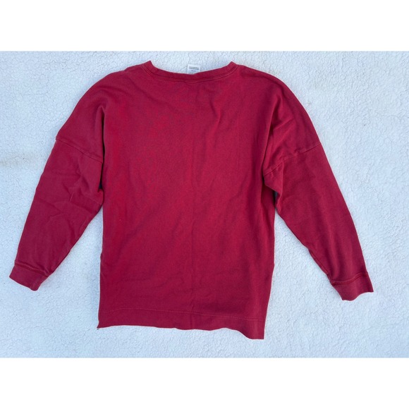 Victoria's Secret PINK USC Trojans Side Zip Sweatshirt Red Gold Women Small - Picture 2 of 4